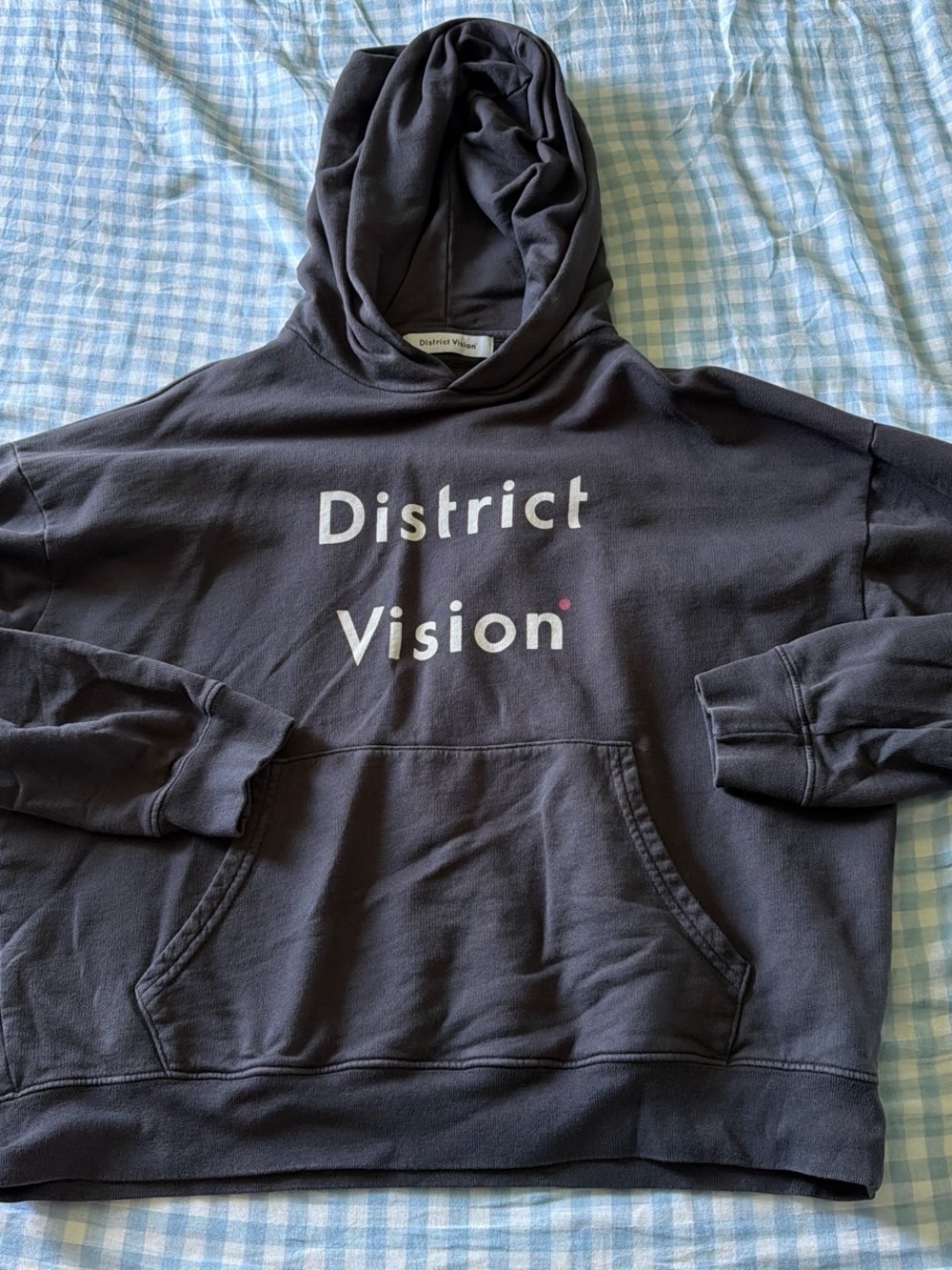 District Vision Gray Logo Hoodie
